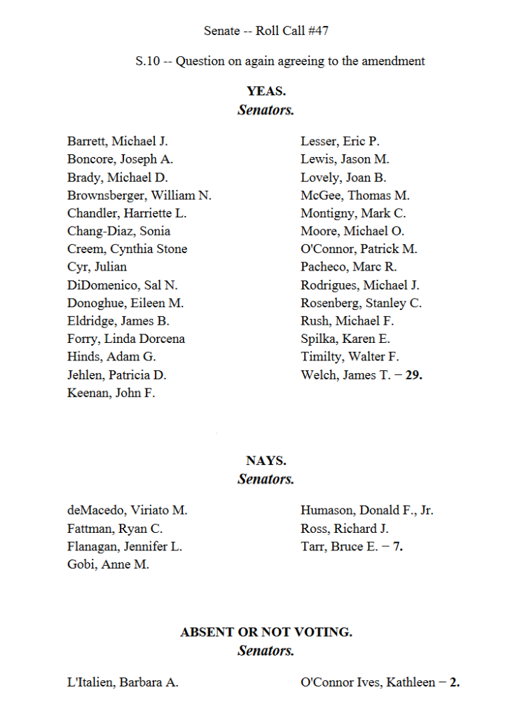 Fair Share Amendment Senate Vote 2017