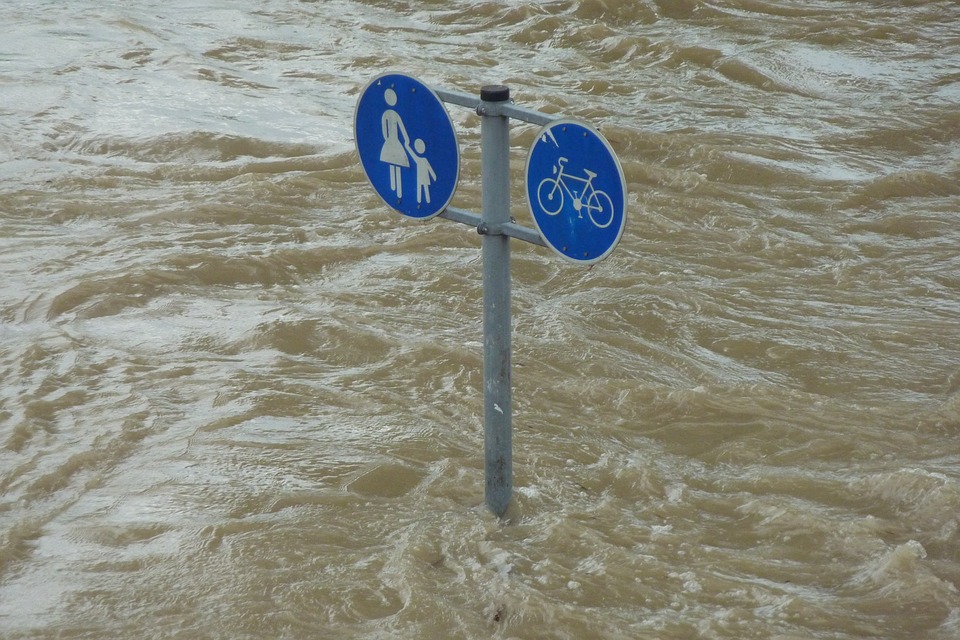 Flooding scene 