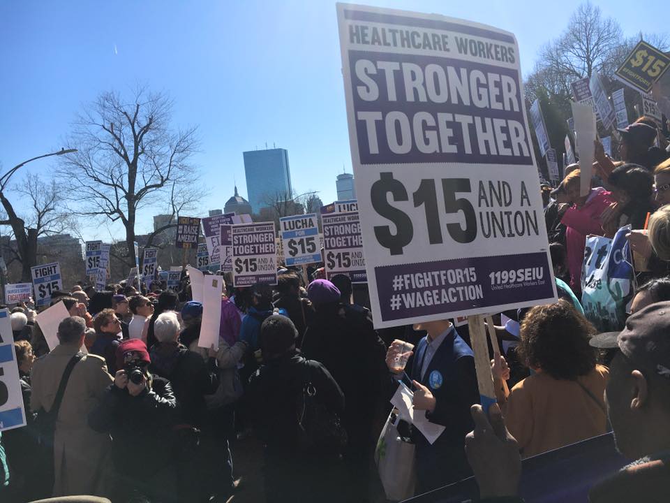 rally for $15 minimum wage